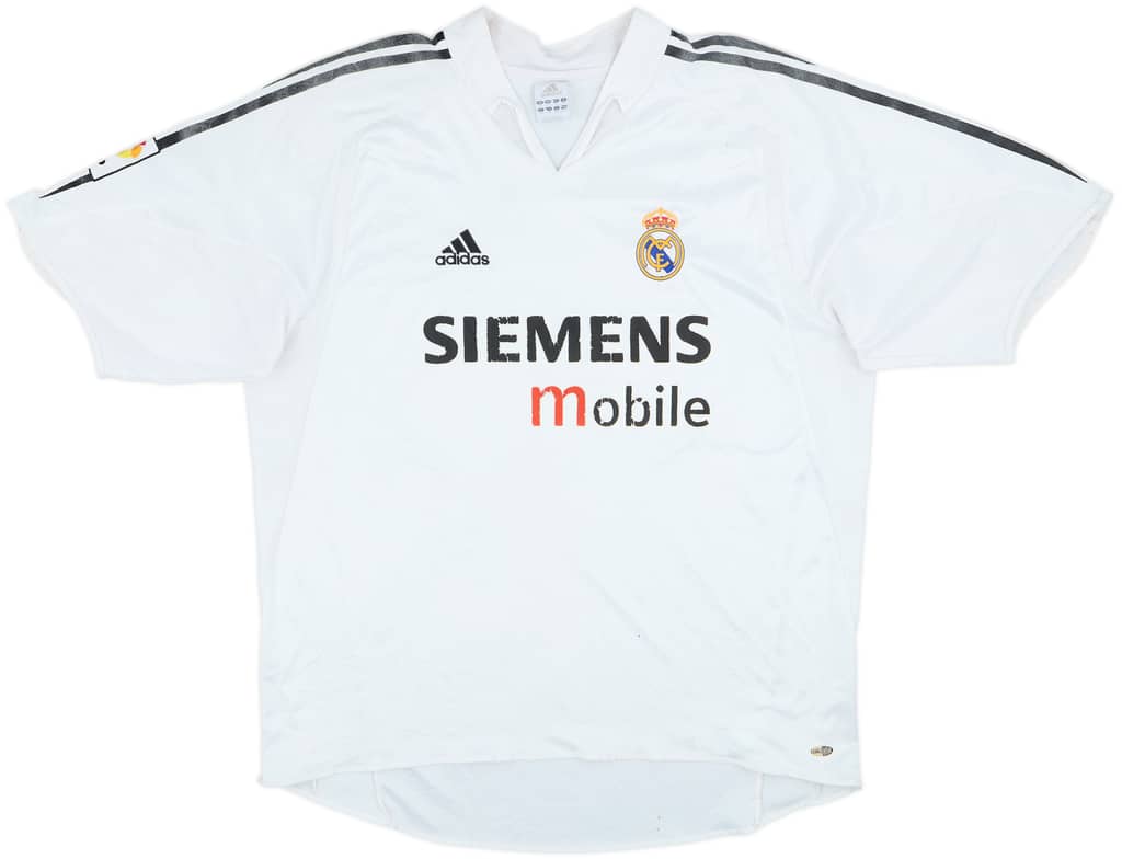 2004-05 Real Madrid Home Shirt - 5/10 - (XL)