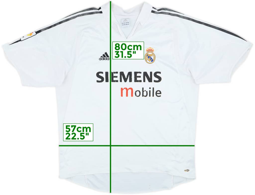 2004-05 Real Madrid Home Shirt - 5/10 - (XL)