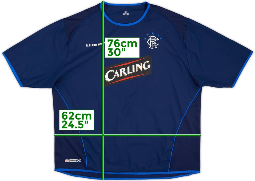 2005-06 Rangers Third Shirt - 5/10 - (XXL)