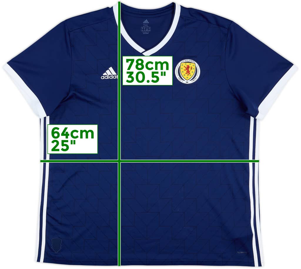 2017-19 Scotland Home Shirt - 8/10 - (XXL)