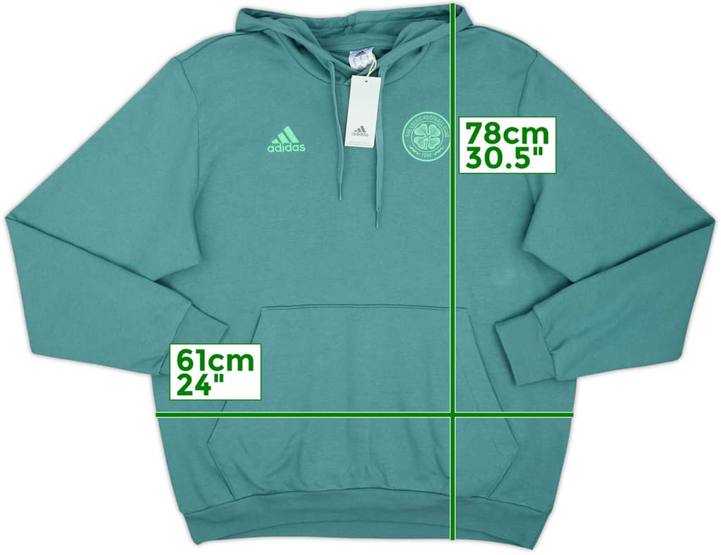 2023-24 Celtic adidas Hooded Sweat Top (XL)