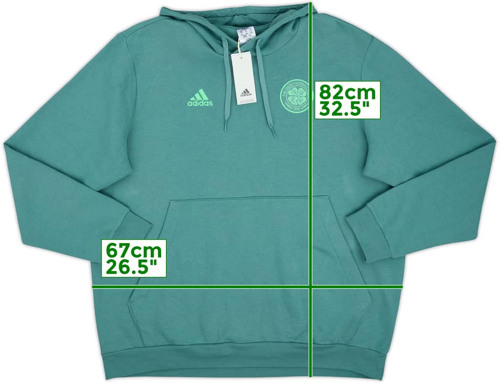 2023-24 Celtic adidas Hooded Sweat Top (XXL)