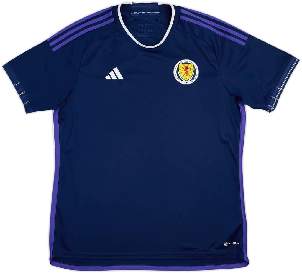 2022-23 Scotland Home Shirt - 8/10 - (XL)