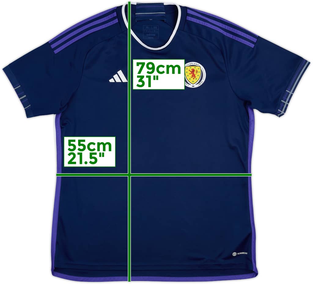 2022-23 Scotland Home Shirt - 8/10 - (XL)