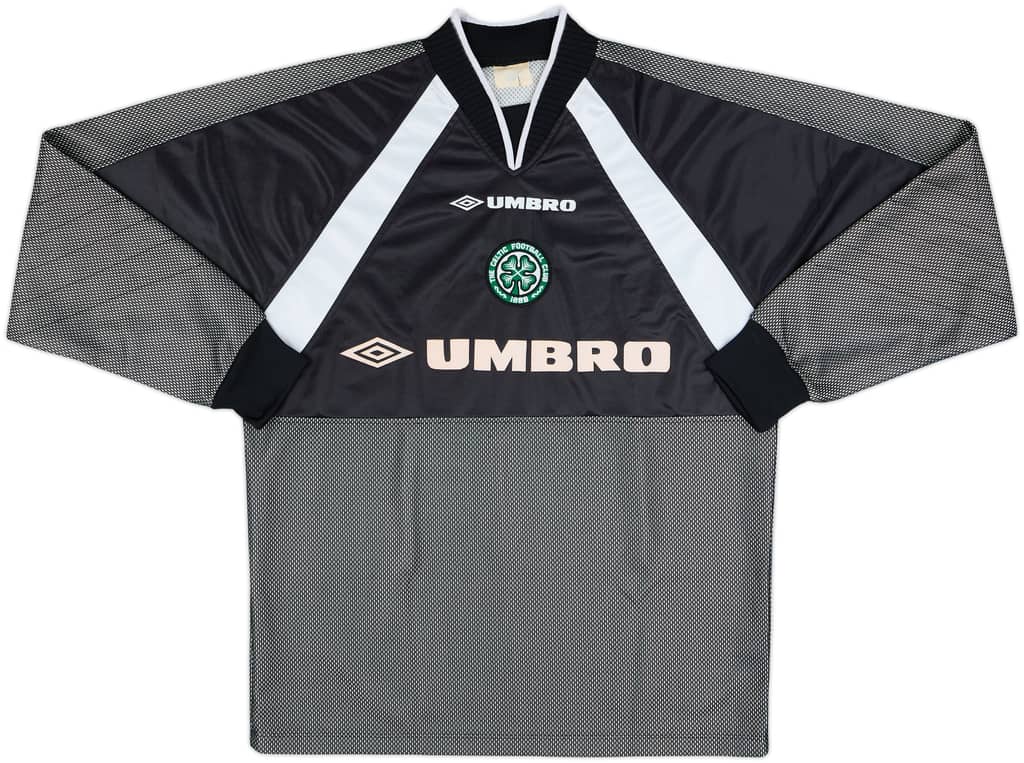 1998-99 Celtic GK Shirt - 8/10 - (M)