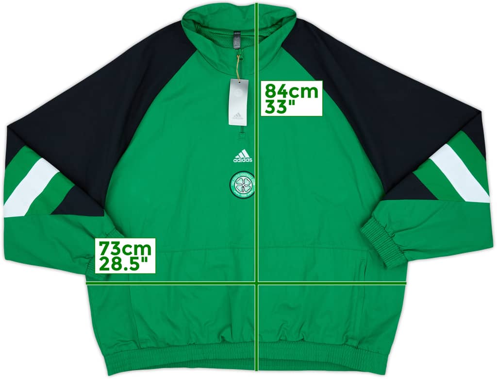 2022-23 Celtic adidas 1/4 Zip Drill Top (XXL)