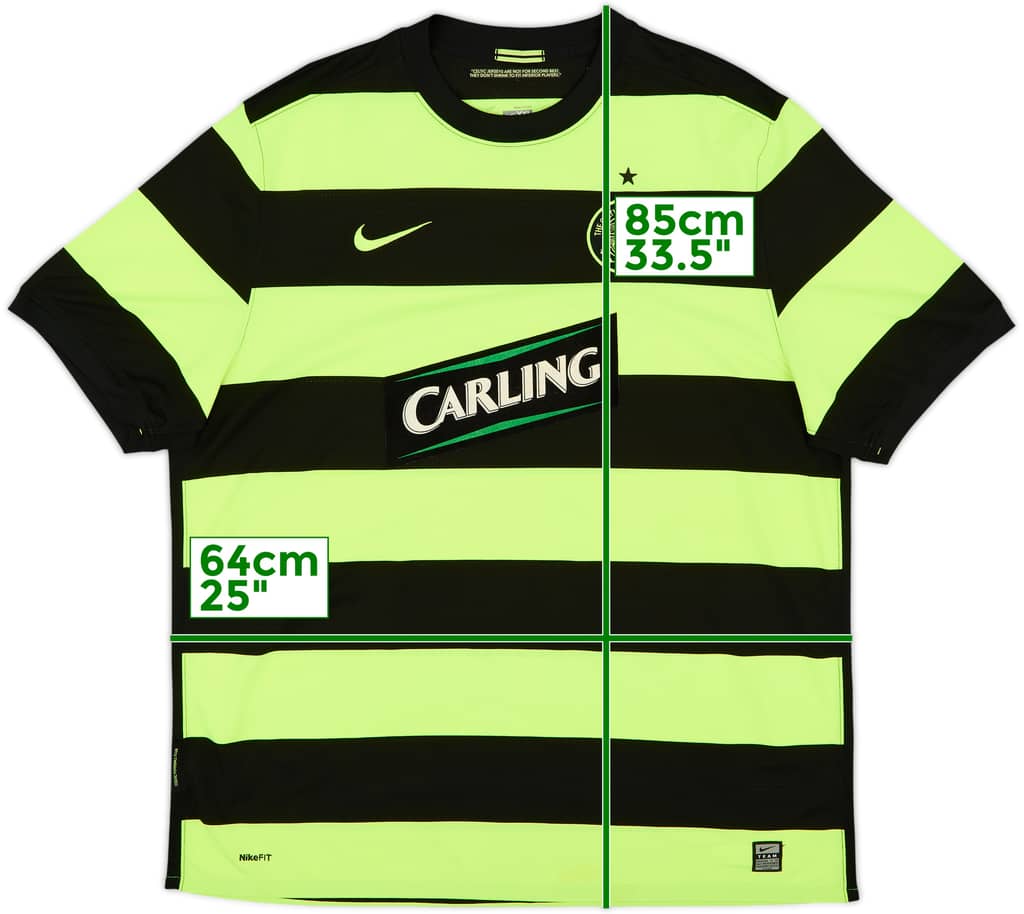 2009-11 Celtic Away Shirt - 7/10 - (XXL)