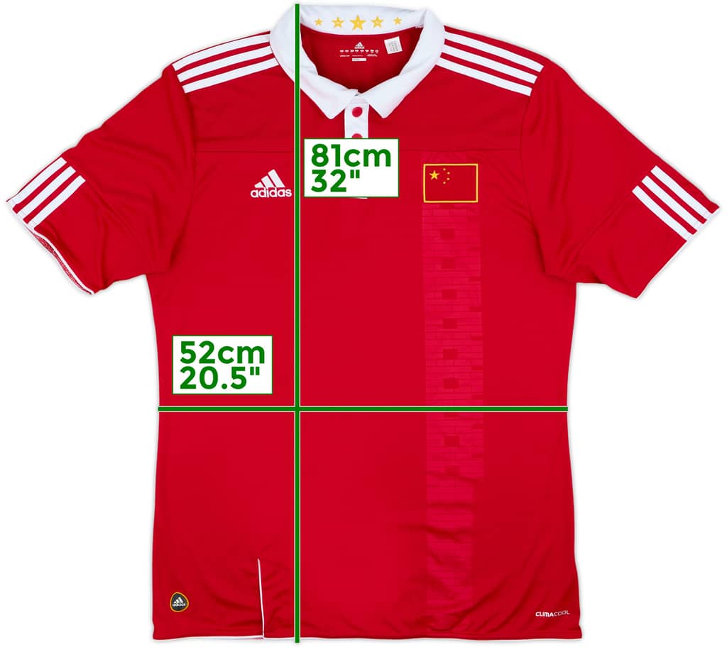 2010-12 China Home Shirt - 10/10 - (L)