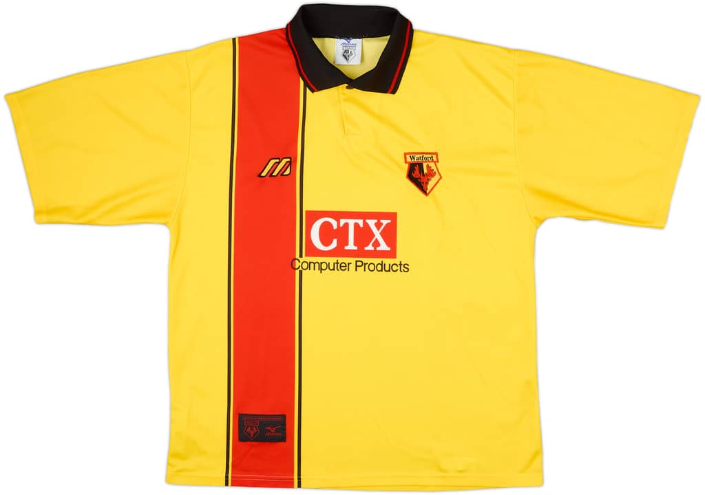 1997-98 Watford Home Shirt - 8/10 - (L)