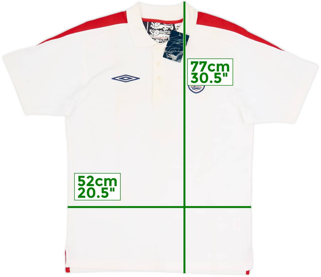 2006-08 England Umbro Polo Shirt (M)