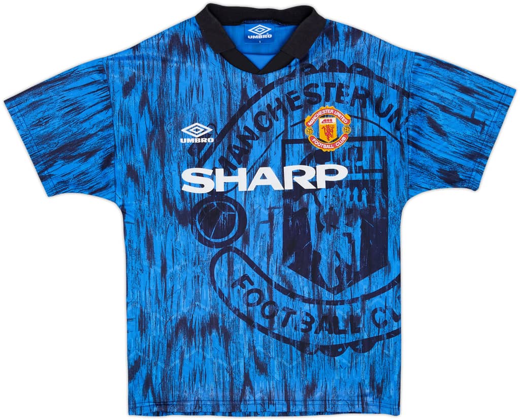 1992-93 Manchester United Away Shirt - 9/10 - (S)