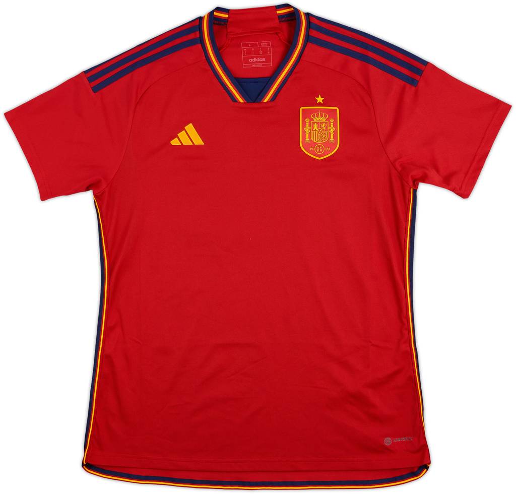 2022-23 Spain Home Shirt - 10/10 - (L)