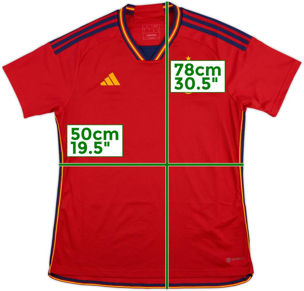 2022-23 Spain Home Shirt - 10/10 - (L)