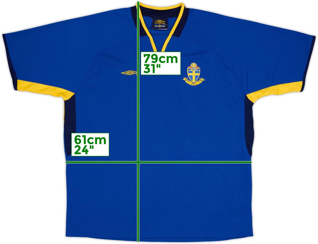 2004-05 Sweden Umbro Training Shirt - 10/10 - (XL)