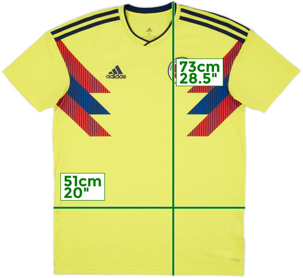 2018-19 Colombia Home Shirt - 7/10 - (M)