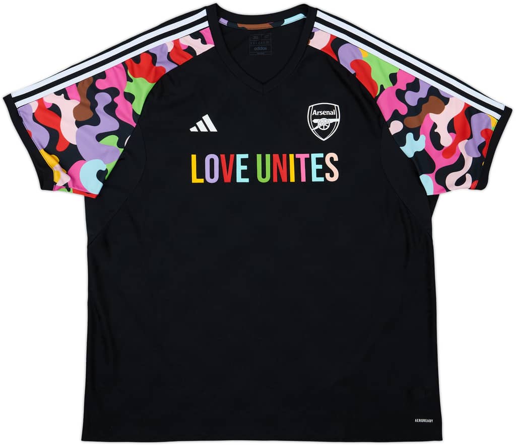 2023-24 Arsenal adidas 'Love Unites Pride' Training Shirt - 10/10 - (3XL)