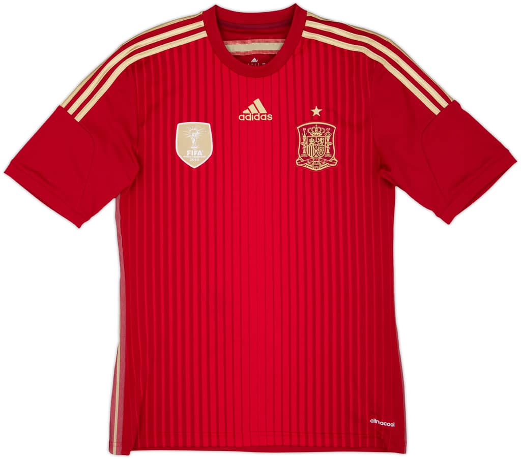 2013-15 Spain Home Shirt - 10/10 - (S)