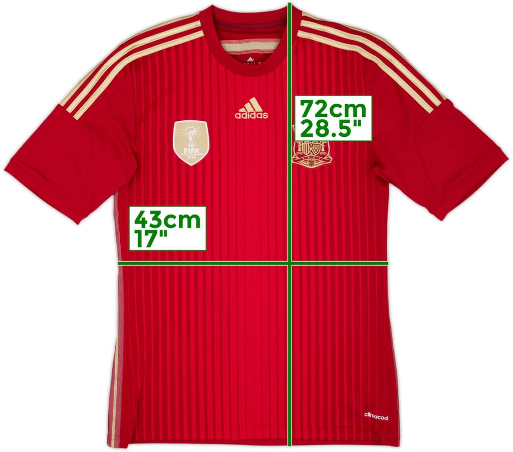 2013-15 Spain Home Shirt - 10/10 - (S)