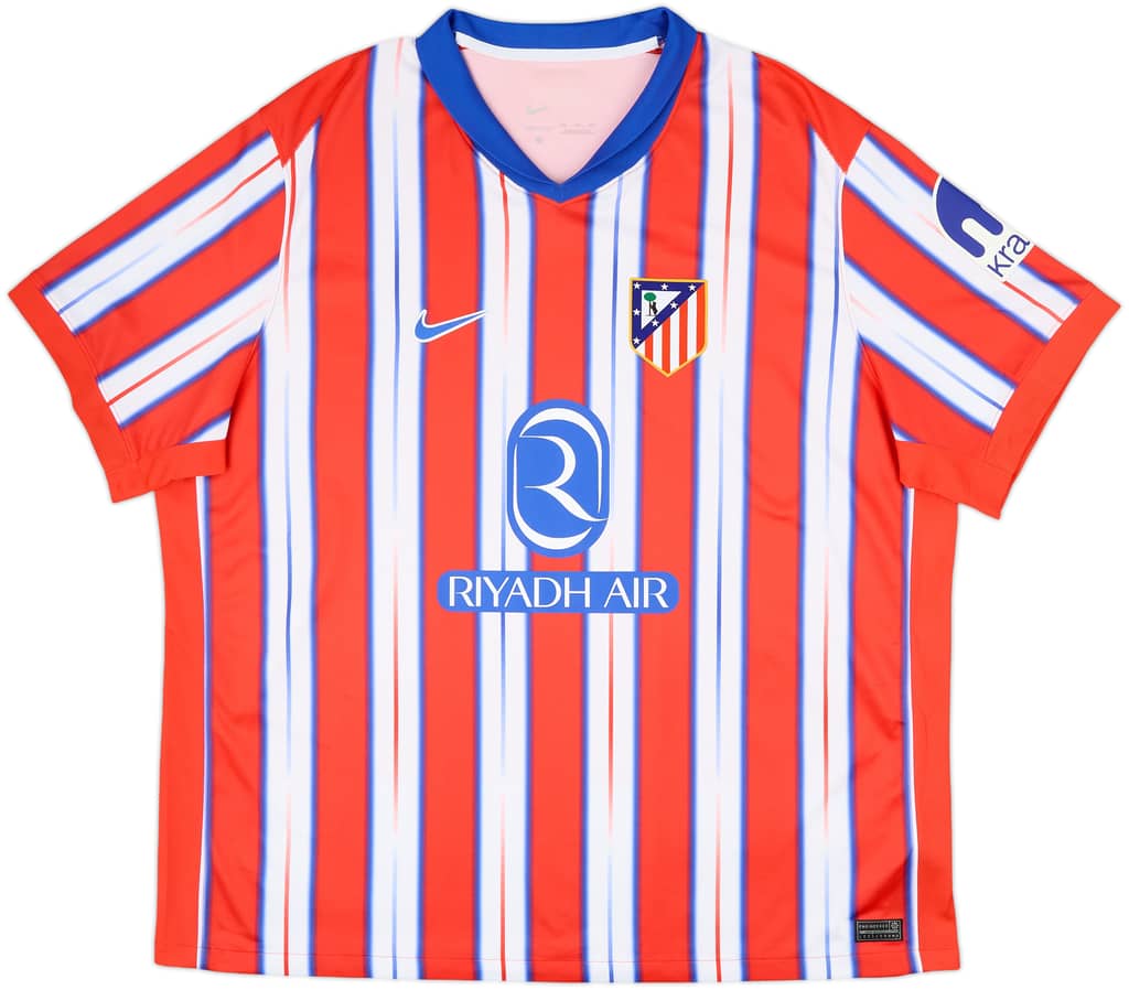 2024-25 Atletico Madrid Home Shirt - 10/10 - (3XL)