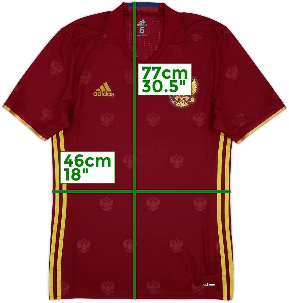 2016-17 Russia Player Issue Home Shirt - 9/10 - (M)