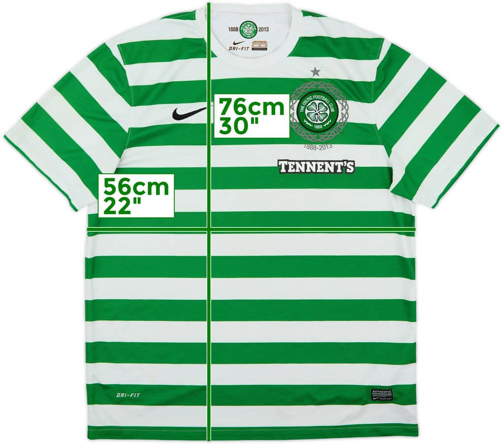 2012-13 Celtic '125th Anniversary' Home Shirt - 8/10 - (XL)