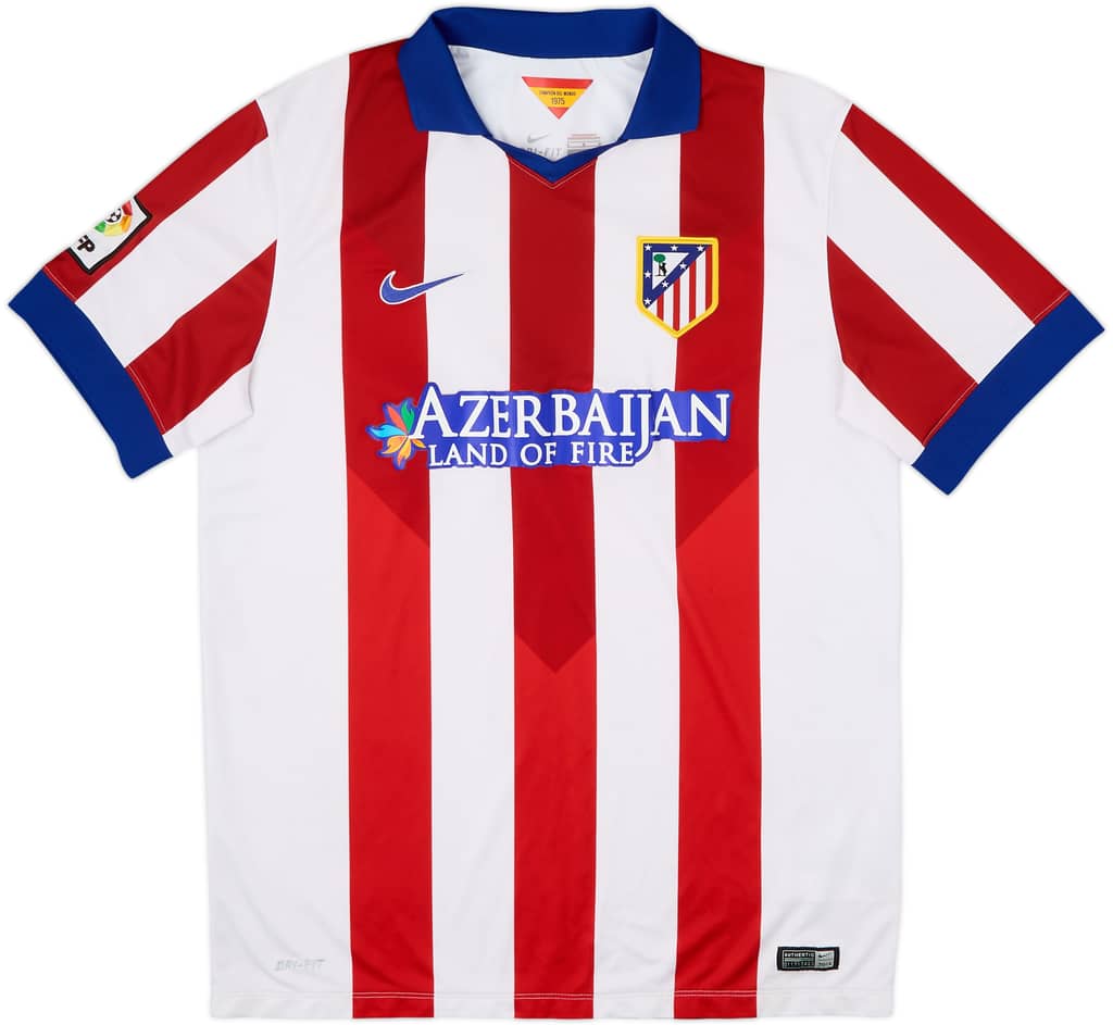 2014-15 Atletico Madrid Home Shirt - 9/10 - (L)