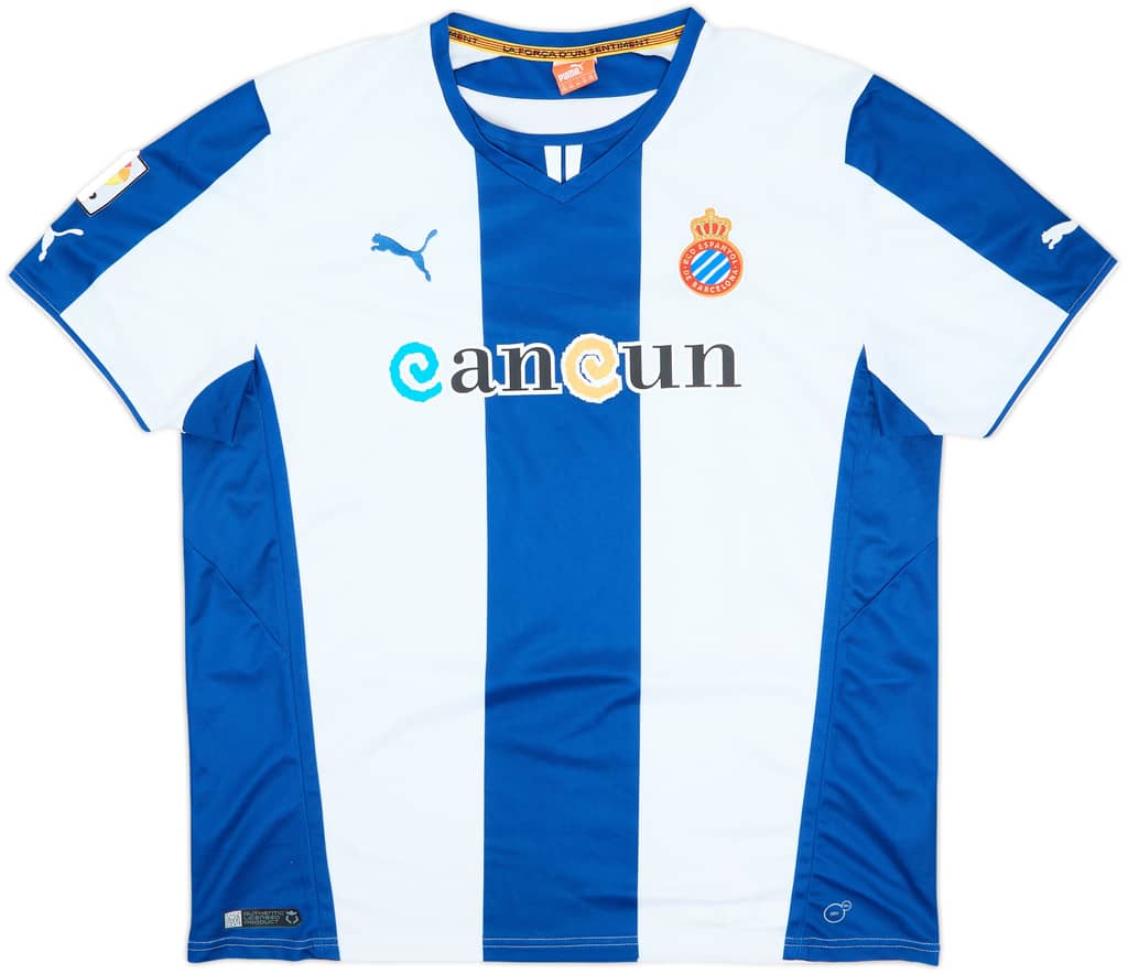 2013-14 Espanyol Home Shirt - 8/10 - (XXL)