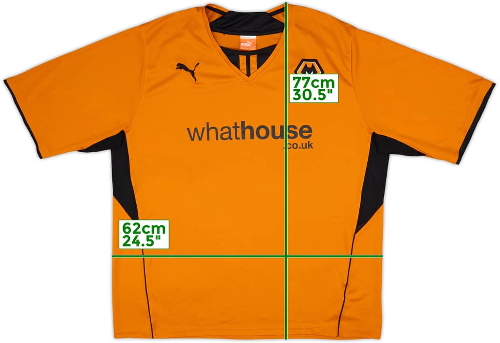 2013-14 Wolves Home Shirt - 10/10 - (3XL)