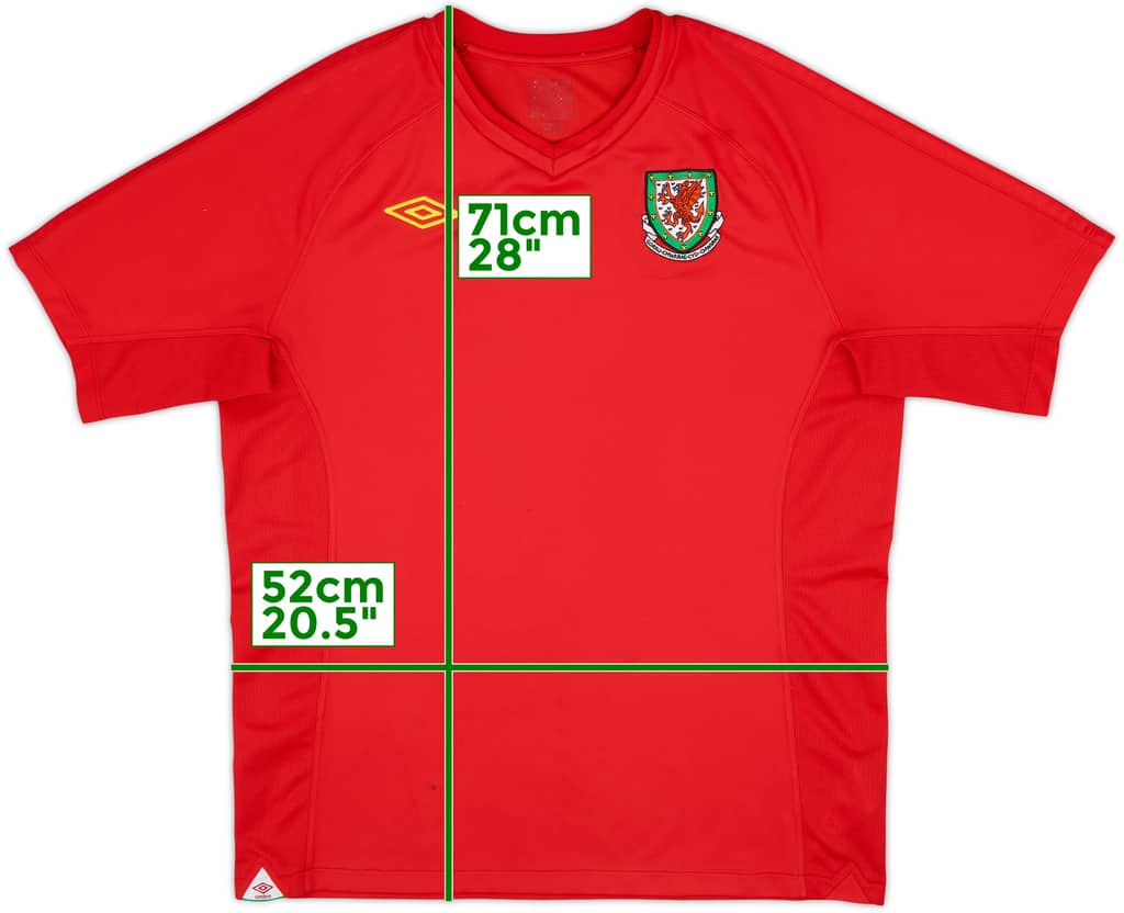 2010-11 Wales Home Shirt - 6/10 - (L)