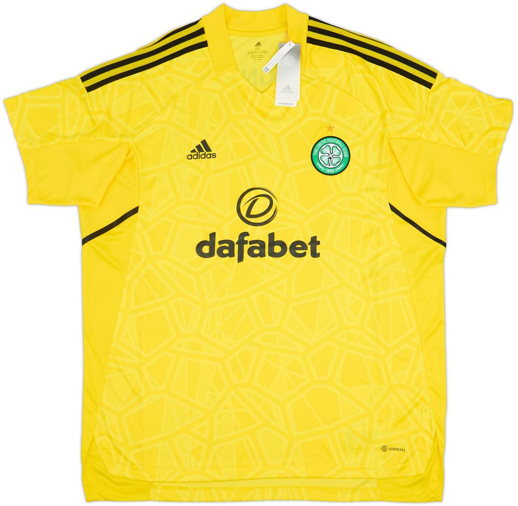 Camiseta de portero de manga corta del Celtic 2022-23 (XXL)