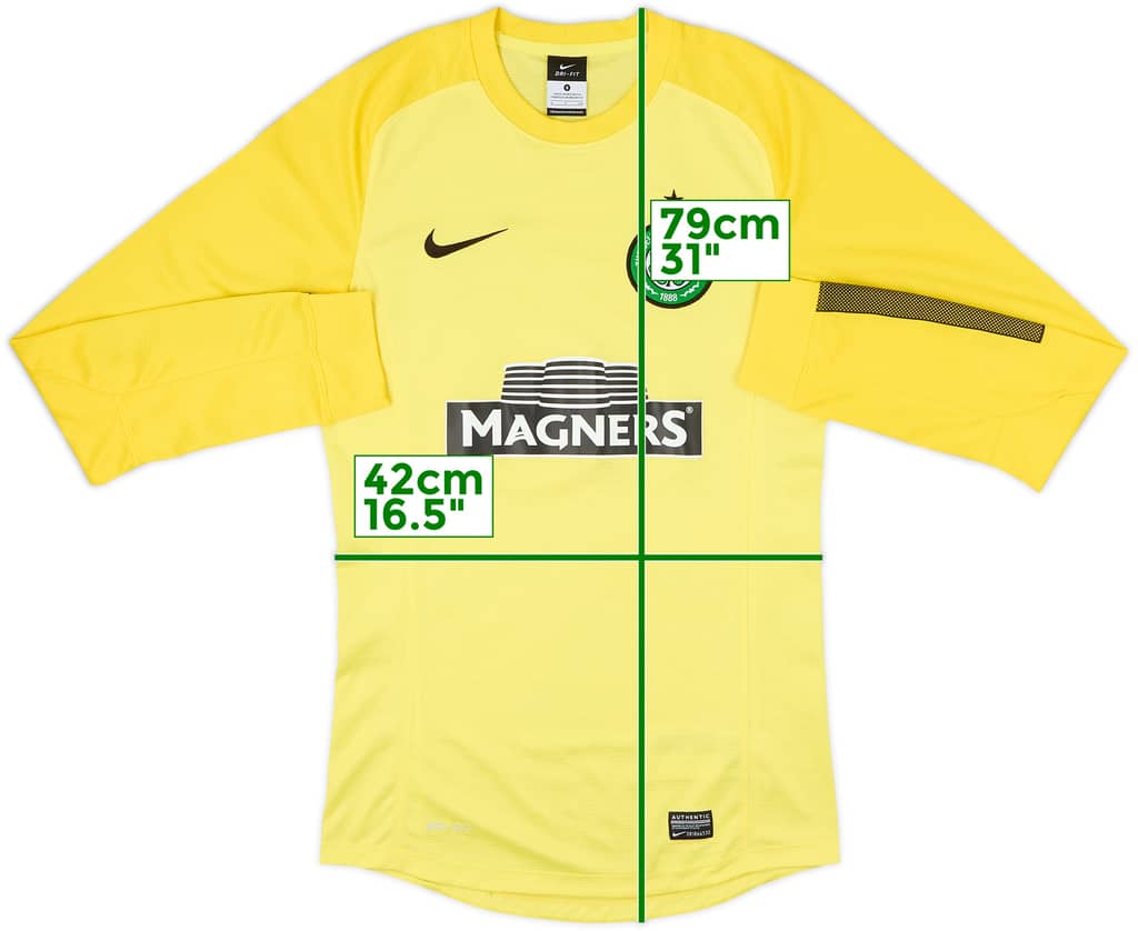 2013-14 Celtic GK Shirt - 8/10 - (S)