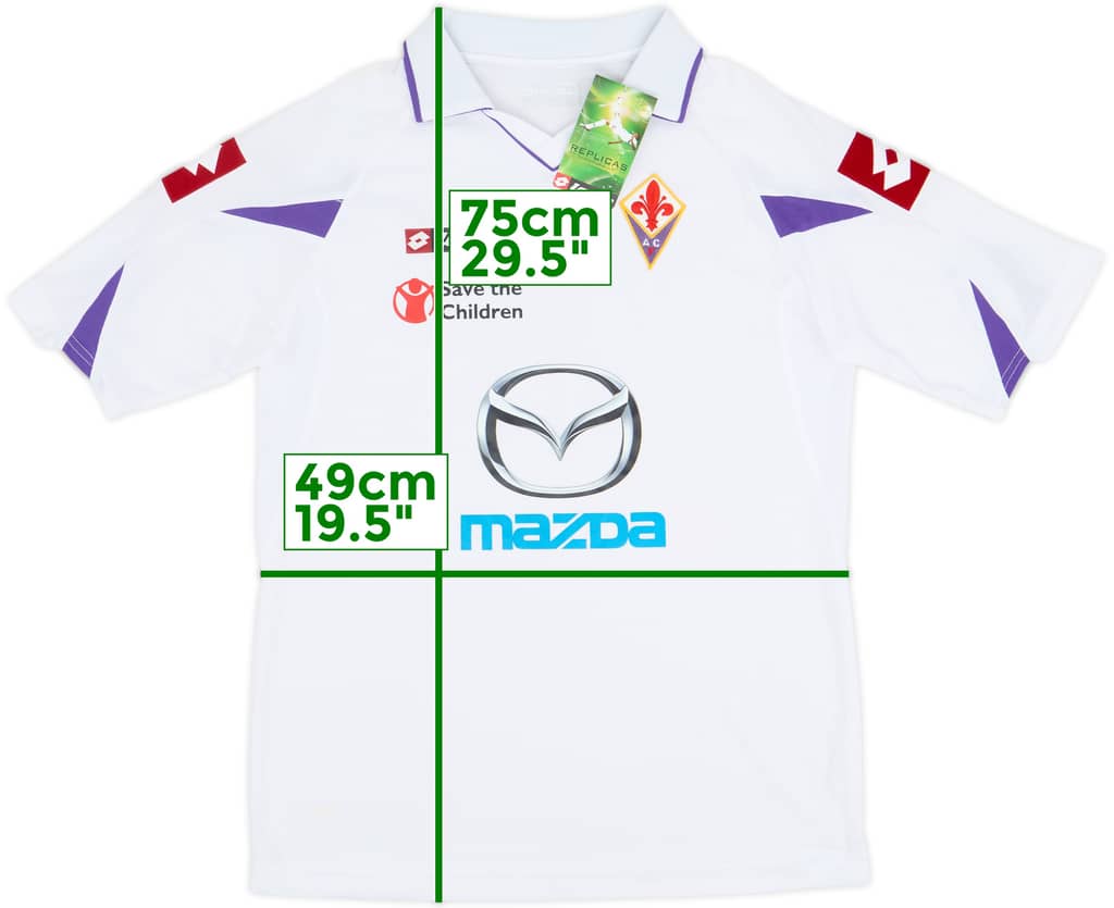 2010-11 Fiorentina Visitante Camiseta (M)
