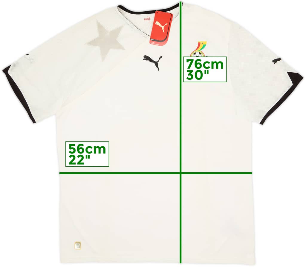 2010-11 Ghana Home Shirt (XL)