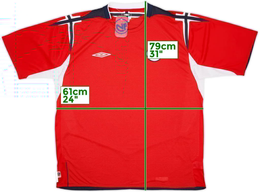 2004-06 Norway Home Shirt (XXL)