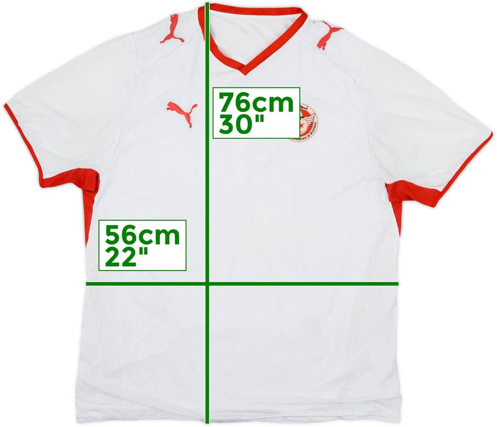 2008-09 Tunisia Home Shirt - 5/10 - (XL)