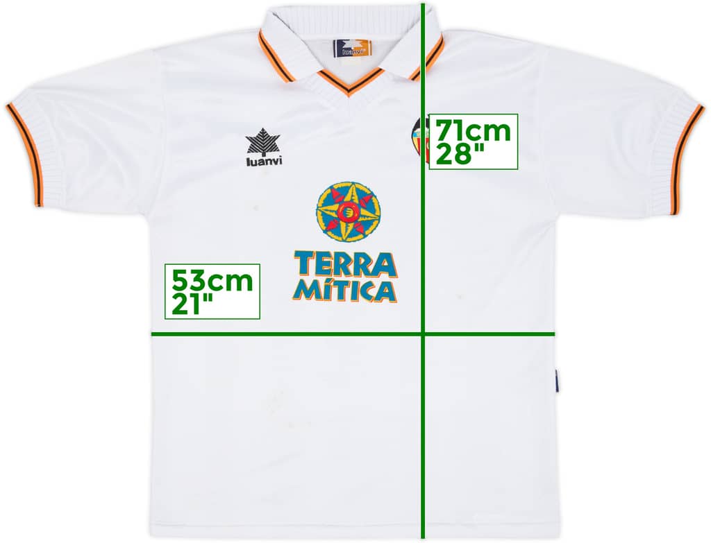 Camiseta de local del Valencia 1998-99 - 6/10 - (M)