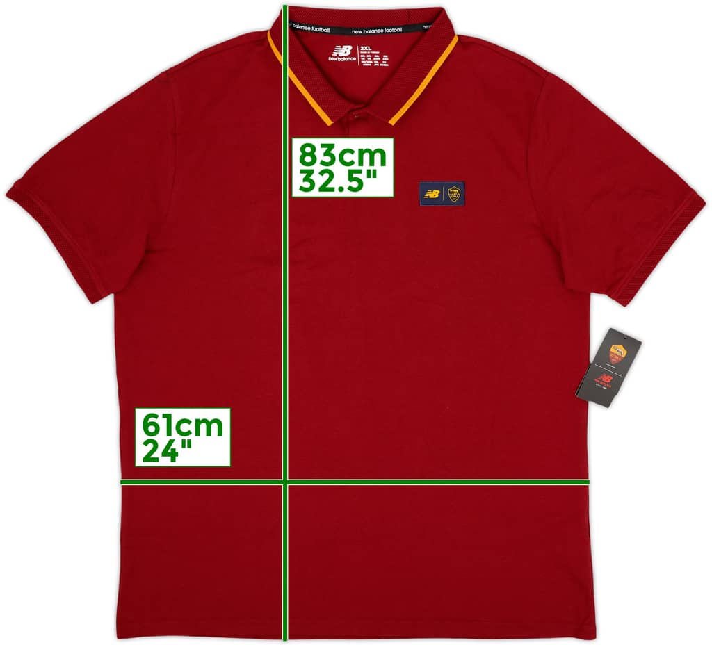 2021-22 Roma New Balance Polo Shirt (XXL)