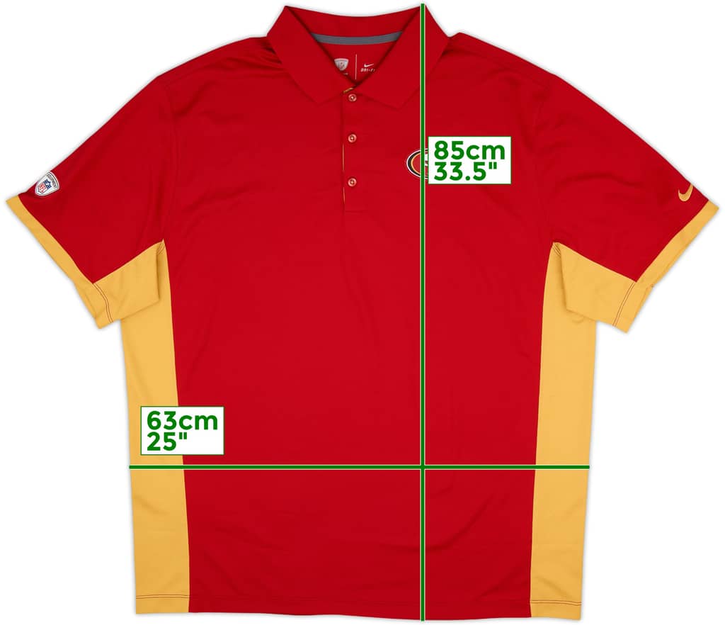 2015 San Francisco 49ers Nike Polo Shirt - 10/10 - (XXL)