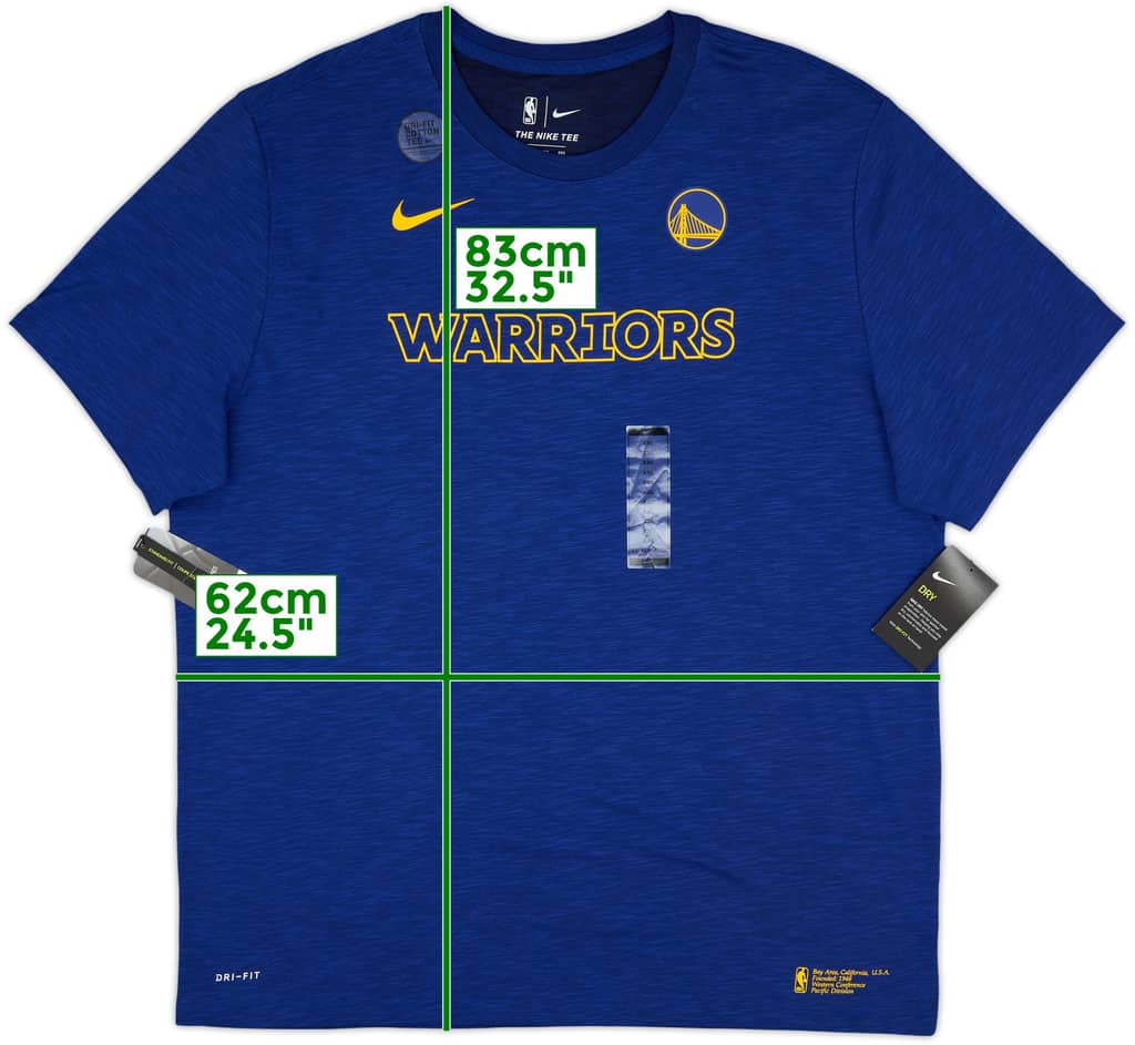 2019-20 Golden State Warriors Nike Tee (XXL)