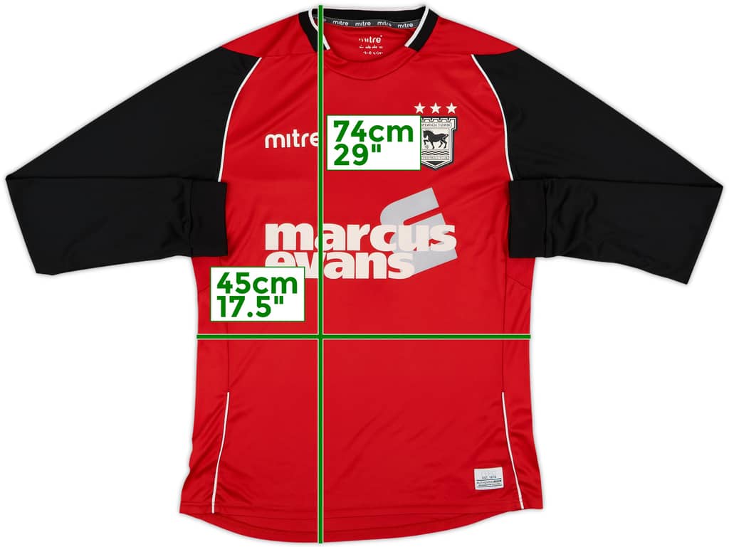 2013-14 Ipswich Away L/S Shirt - 7/10 - (S)