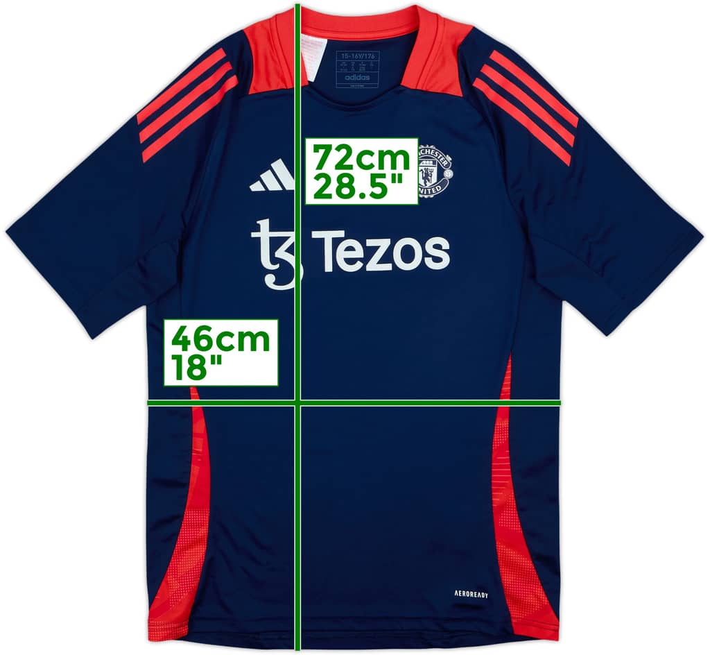 2024-25 Manchester United adidas Training Shirt - 9/10 - (XL.Boys)