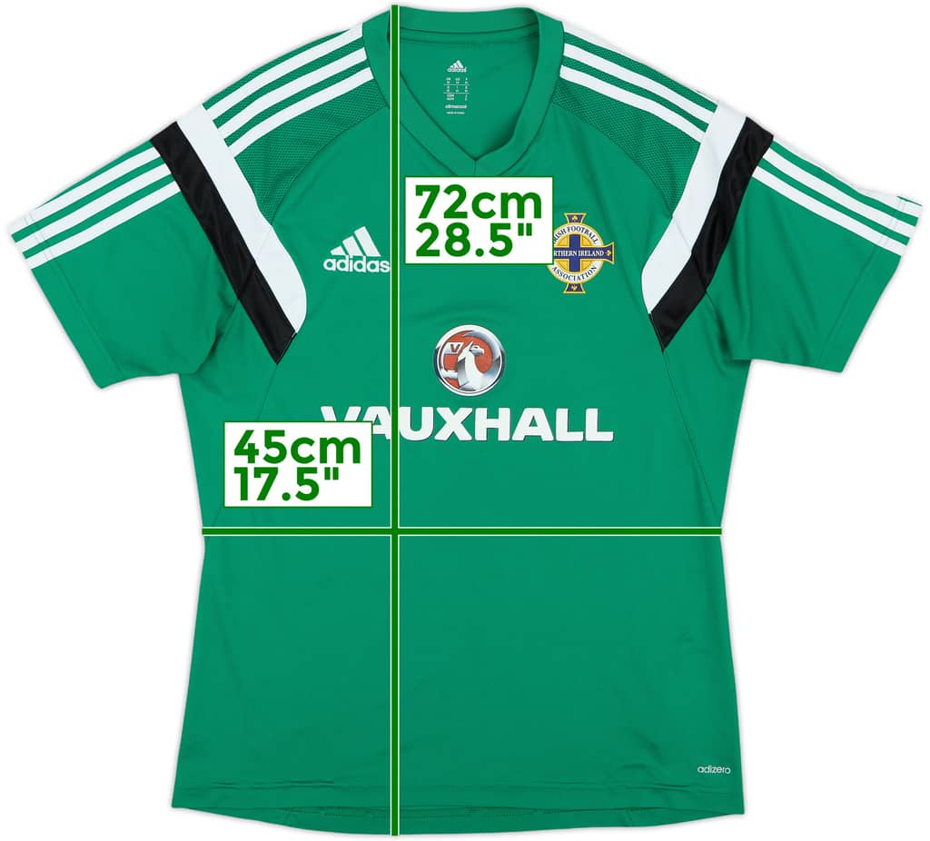 2013-14 Northern Ireland adizero Training Shirt - 8/10 - (M)