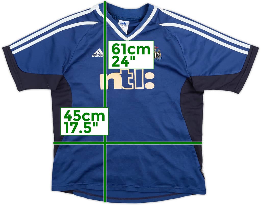 2001-02 Newcastle Away Shirt - 8/10 - (Y)