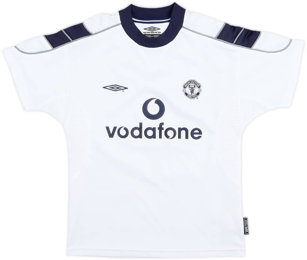 2000-01 Manchester United Away Shirt - 8/10 - (S.Boys)