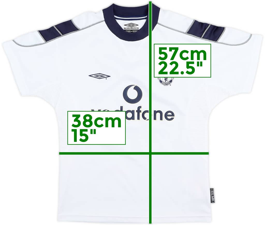 2000-01 Manchester United Away Shirt - 8/10 - (S.Boys)