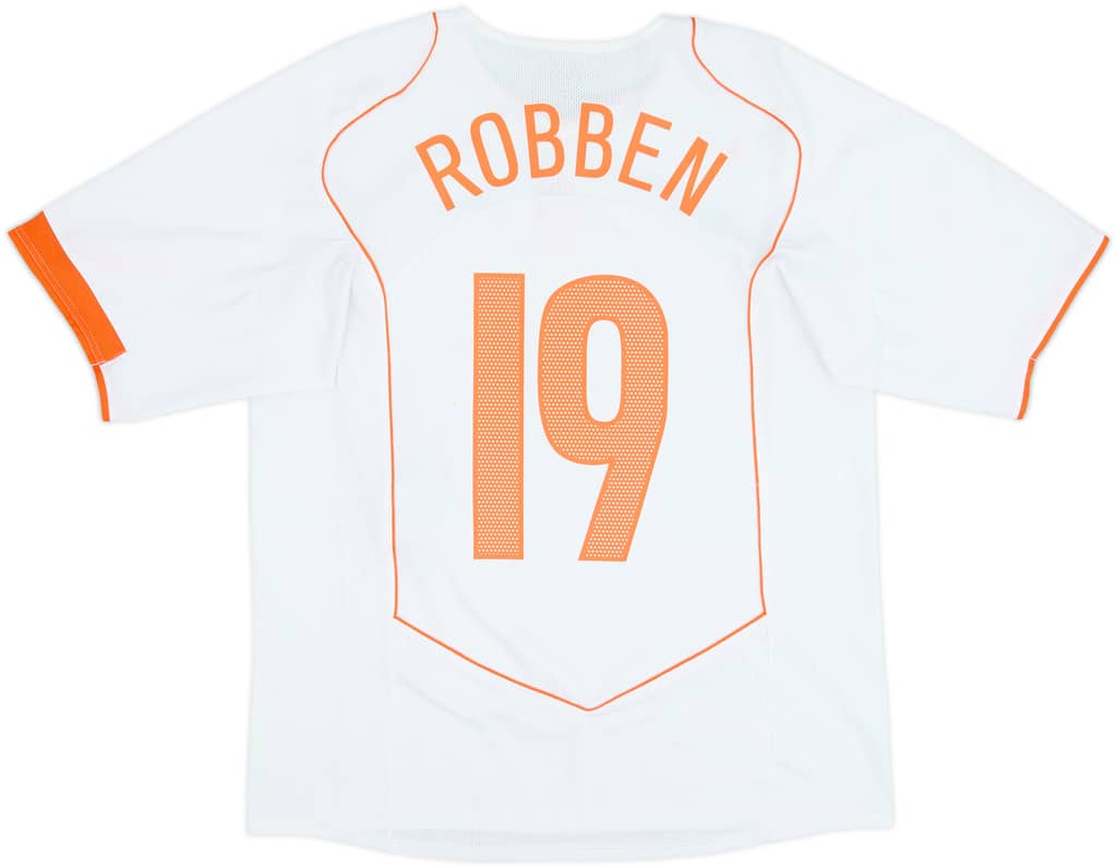 2004-06 Netherlands Away Shirt Robben #19 - 6/10 - (L)
