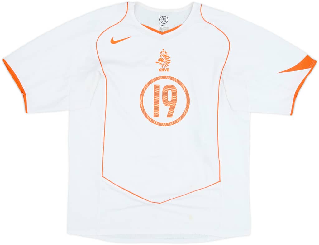 2004-06 Netherlands Away Shirt Robben #19 - 6/10 - (L)