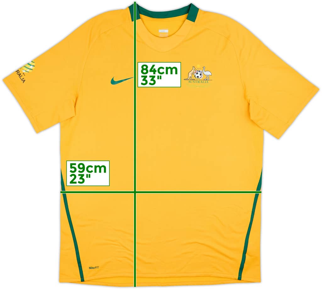 2008-10 Australia Home Shirt - 8/10 - (XL)