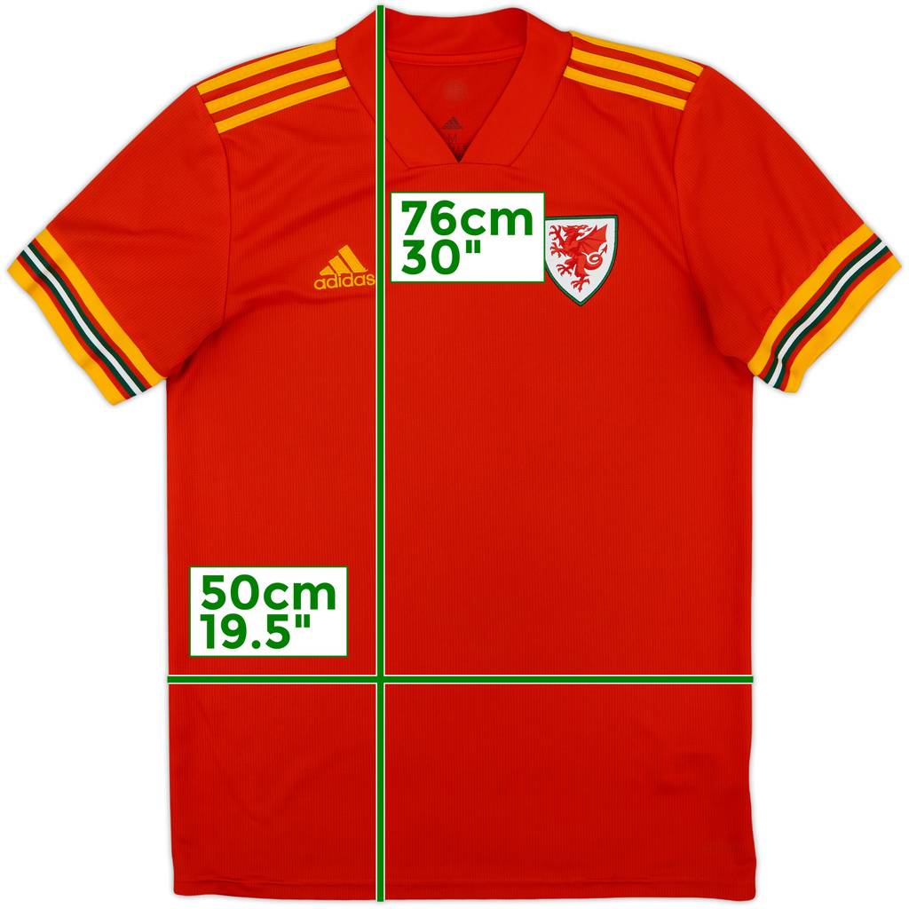 2020-21 Wales Home Shirt - 8/10 - (M)