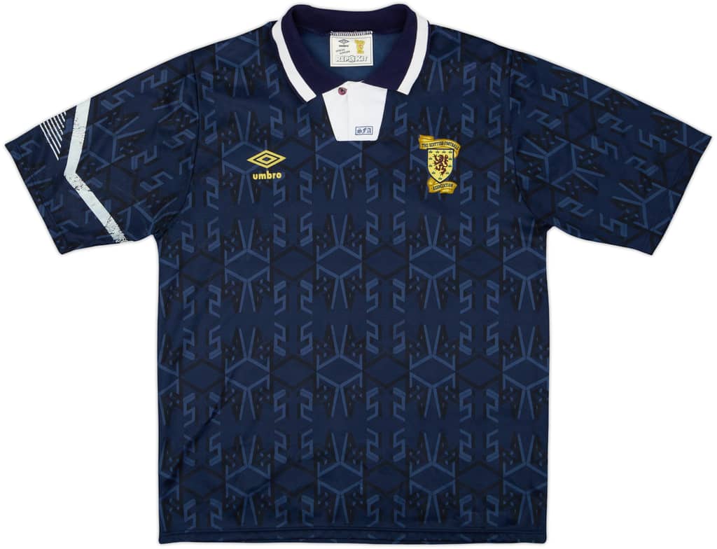 1991-94 Scotland Home Shirt - 8/10 - (M)